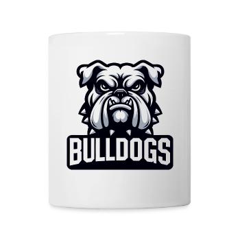 Bulldogs Maskottchen Zurück zur Schule Teamgeist - Tasse - Weiß - Vorne