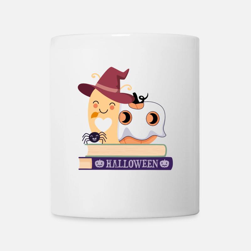 Pumpkin Snail Halloween - Mug - white