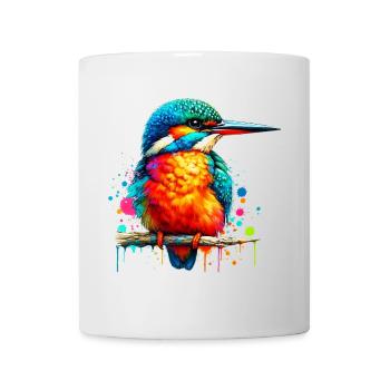Martin-pêcheur - Mug blanc - blanc - Devant