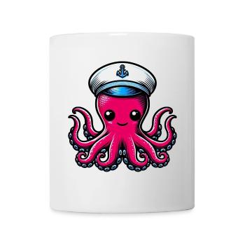 Krake - Tasse - Weiß - Vorne