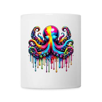 Pieuvre - Mug blanc - blanc - Devant