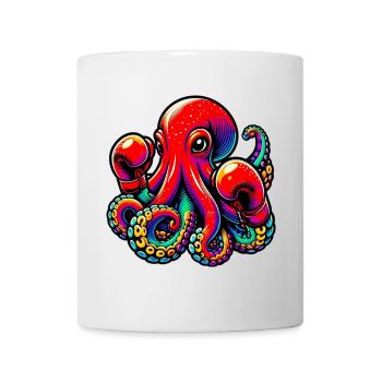 Pieuvre - Mug blanc - blanc - Devant