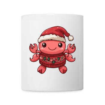 Crabe Crabe Noël - Mug blanc - blanc - Devant