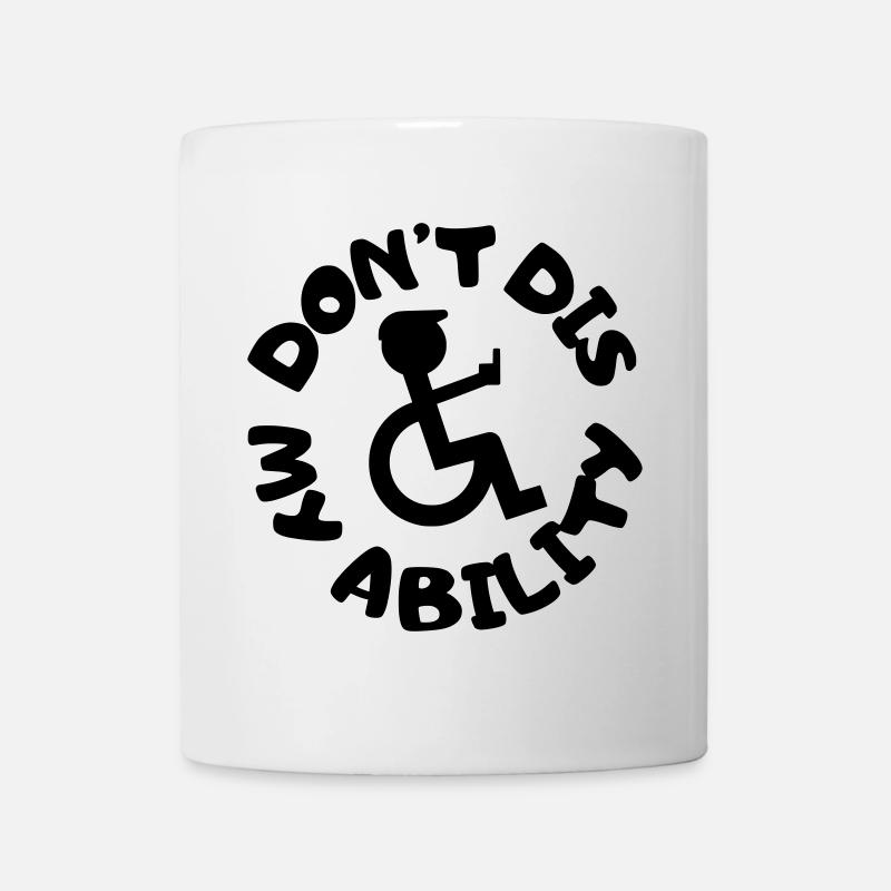 Ne niez pas mon handicap # - Mug blanc - blanc