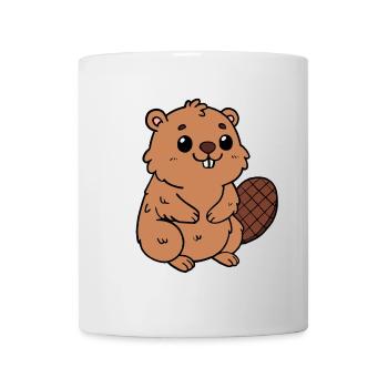 Castor - Mug blanc - blanc - Devant