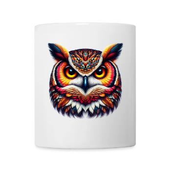 Hibou - Mug blanc - blanc - Devant