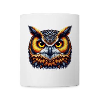 Eule - Tasse - Weiß - Vorne