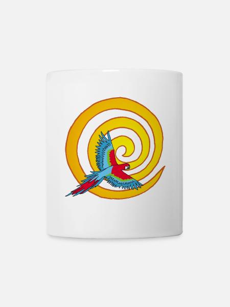 L'oiseau et le soleil - Mug blanc - blanc