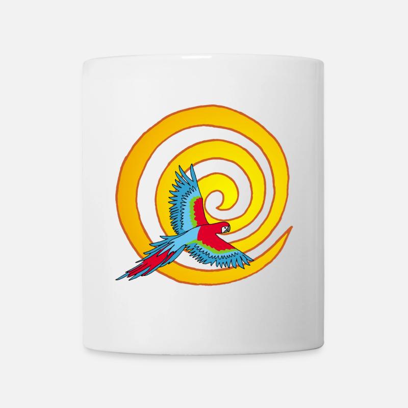 L'oiseau et le soleil - Mug blanc - blanc