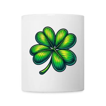 Four-leaf clover - Mug - white - Front