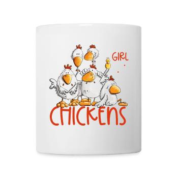 Just A Girl Who Loves Chickens Chicken Chickens Fan - Mug - white - Front
