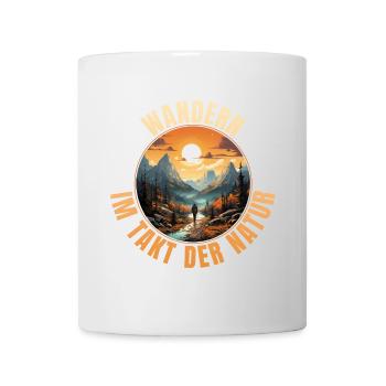 Wandern - Im Takt der Natur - Tasse - Weiß - Vorne
