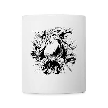 Sketched Seagull - Mug - white - Front