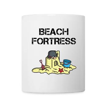 Strandfestung - Tasse - Weiß - Vorne