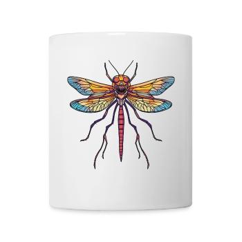 Dragonfly Halloween Animal - Mug - white - Front