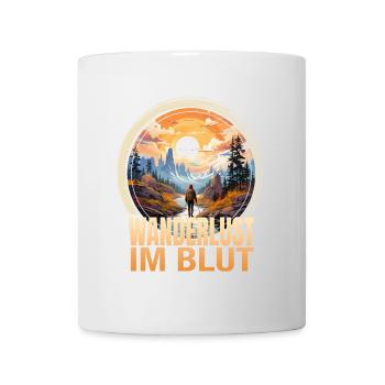 Wandern - Tasse - Weiß - Vorne