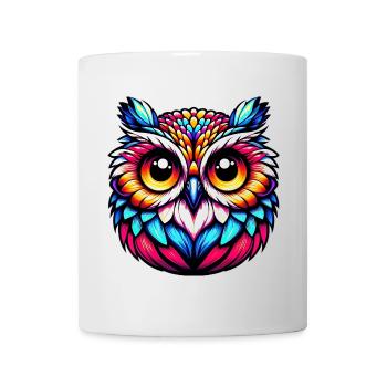 Hibou - Mug blanc - blanc - Devant