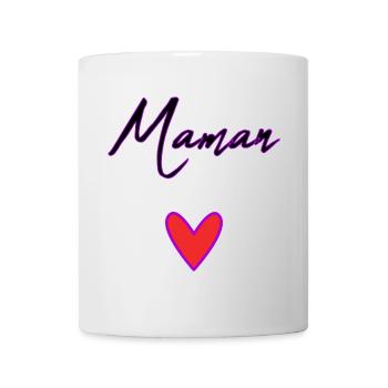 BONNE FÊTE. COEUR. BONNE FÊTE MAMAN. MAMAN - Mug blanc - blanc - Devant