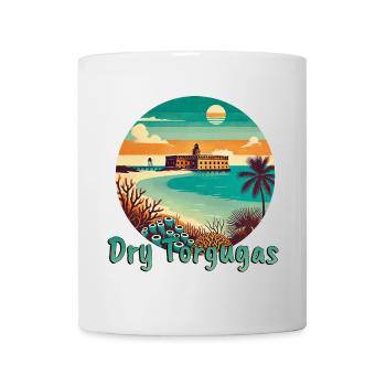 Dry Tortugas Florida Beach Fortress - Mug - white - Front