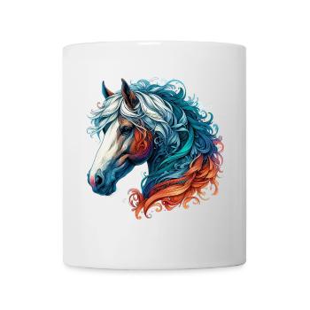 Cheval - Mug blanc - blanc - Devant
