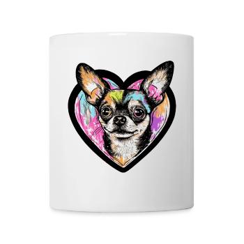 Chihuahua Dog Heart Dog Love - Mug - white - Front