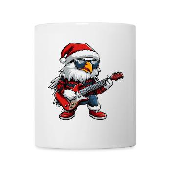 Guitare de Noël Eagle - Mug blanc - blanc - Devant