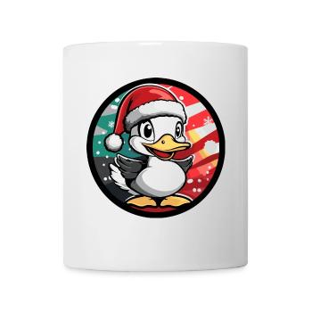 Canard Noël Noël - Mug blanc - blanc - Devant