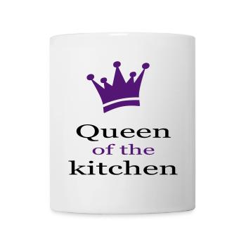 Lustige Kochschürze für Frauen - Tasse - Weiß - Vorne