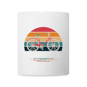 Roulez comme si vous donniez une roue - Mug blanc - blanc - Devant