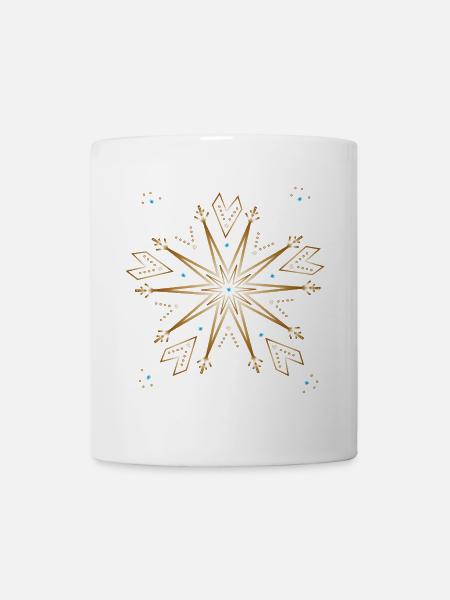 Weihnachtsstern - Tasse - Weiß