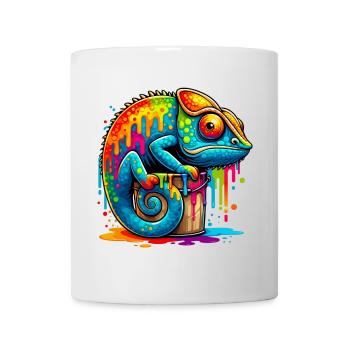 Caméléon - Mug blanc - blanc - Devant