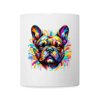 French Bulldog Dog - Mug - white - Front