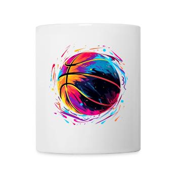 Retro Basketball Vaporwave - Mug - white - Front