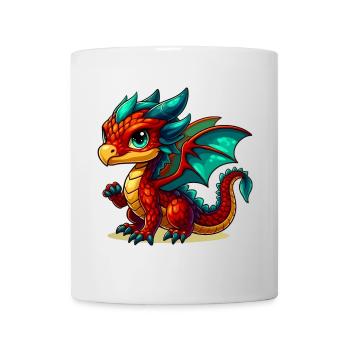 Dragon - Mug blanc - blanc - Devant