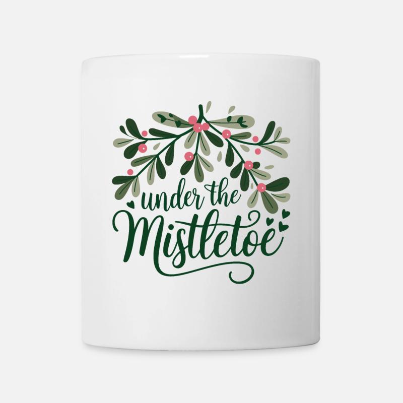 Unter dem Mistelzweig - Tasse - Weiß