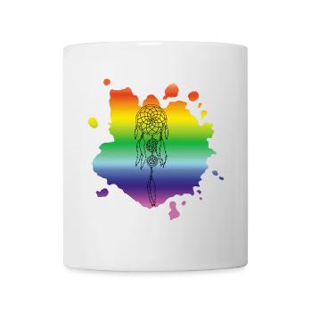Mehrfarbiger Traumfänger - Tasse - Weiß - Vorne