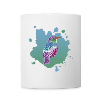 Rêve d'oiseau - Mug blanc - blanc - Devant