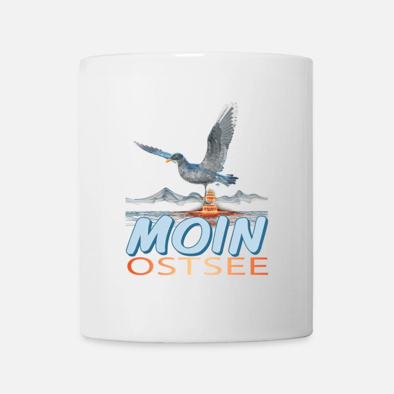 Moin Ostsee - Tasse - Weiß