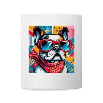 French Bulldog Dog - Mug - white - Front