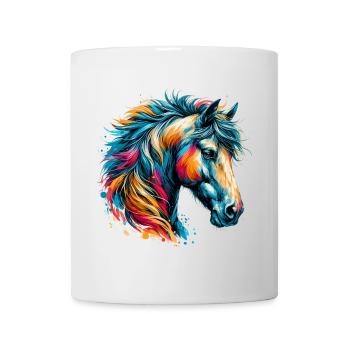 Cheval - Mug blanc - blanc - Devant