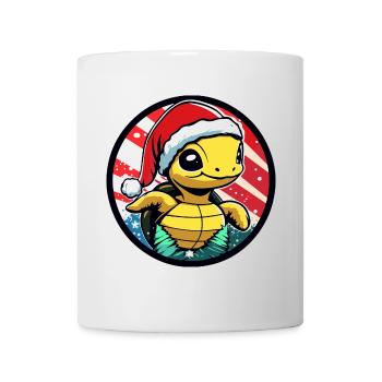 Turtle Christmas Animal - Mug - white - Front