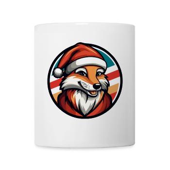 Fuchs Weihnachten Tier - Tasse - Weiß - Vorne