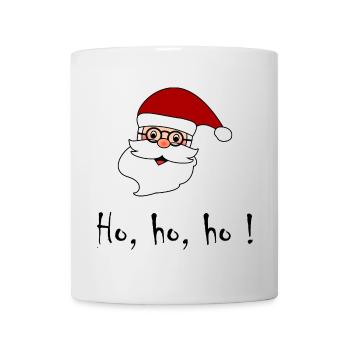 PÈRE NOËL. NOËL. JOYEUX NOËL. MERRY CHRISTMAS - Mug blanc - blanc - Devant