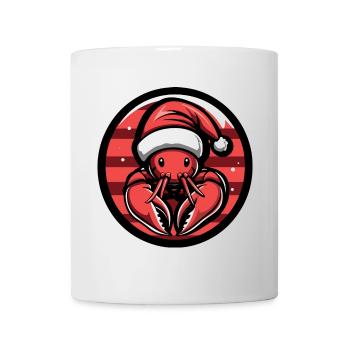 Crabe homard Animal de Noël - Mug blanc - blanc - Devant