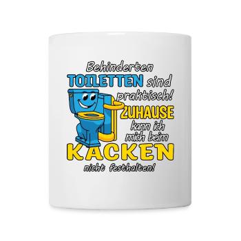 Disabled toilet - Mug - white - Front