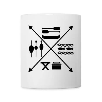 Angeln - Tasse - Weiß - Vorne