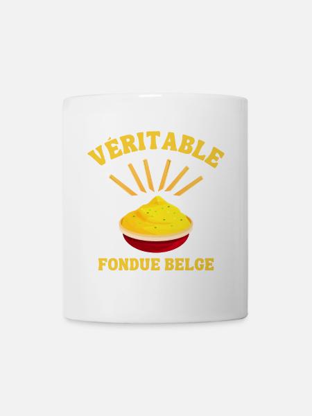 Belgique, je suis Belge, Belgique humour - Mug blanc - blanc