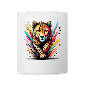 Guépard - Mug blanc - blanc - Devant