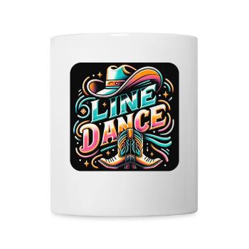 Colorful Line Dance Design - Mug - white - Front