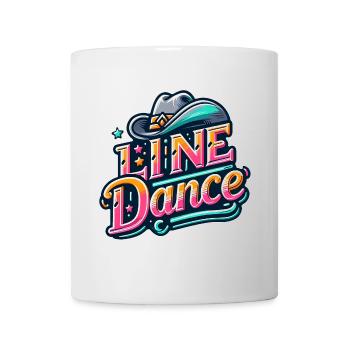 Colorful Line Dance Design - Mug - white - Front